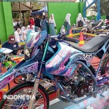 Kontes Modifikasi Motor di Kanesa Kepanjen, Ekplorasi Ide Air Brush hingga Suku Cadang