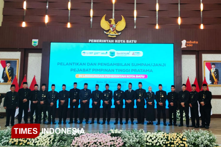 Sekda Kota Batu Dilantik Jadi Asisten Administrasi