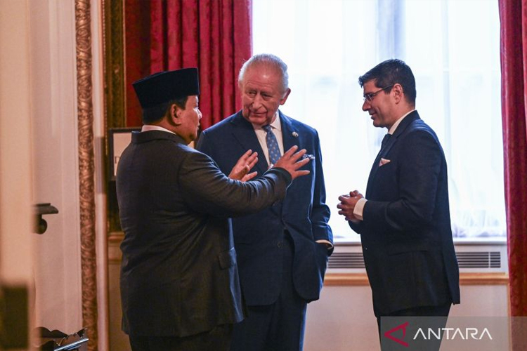 Presiden Prabowo dan Raja Charles III Bahas Konservasi Gajah Peusangan di London