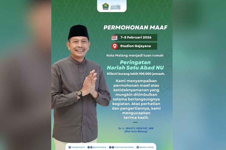 Seluruh OPD Kota Malang Dikerahkan Sambut Harlah 1 Abad NU