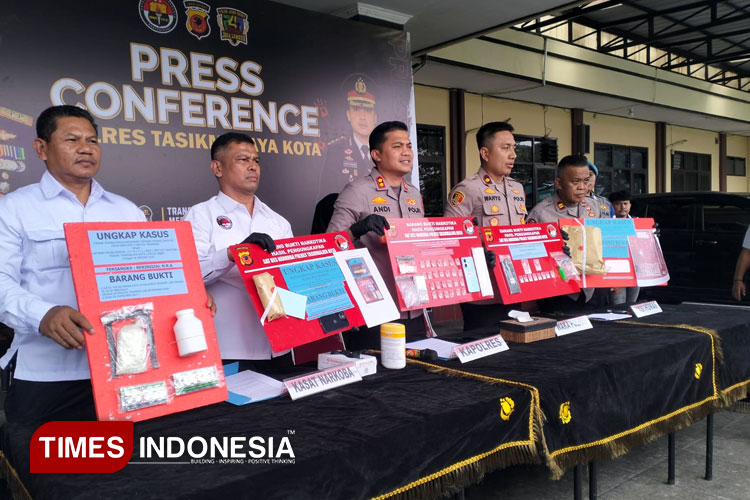 Selama Januari 2026, Polres Tasikmalaya Kota Ungkap Lima Kasus Narkoba Berbagai Jenis