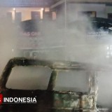Diduga Korsleting Saat Beli BBM, Mobil Minibus Terlalap Api di SPBU Kepanjen Malang