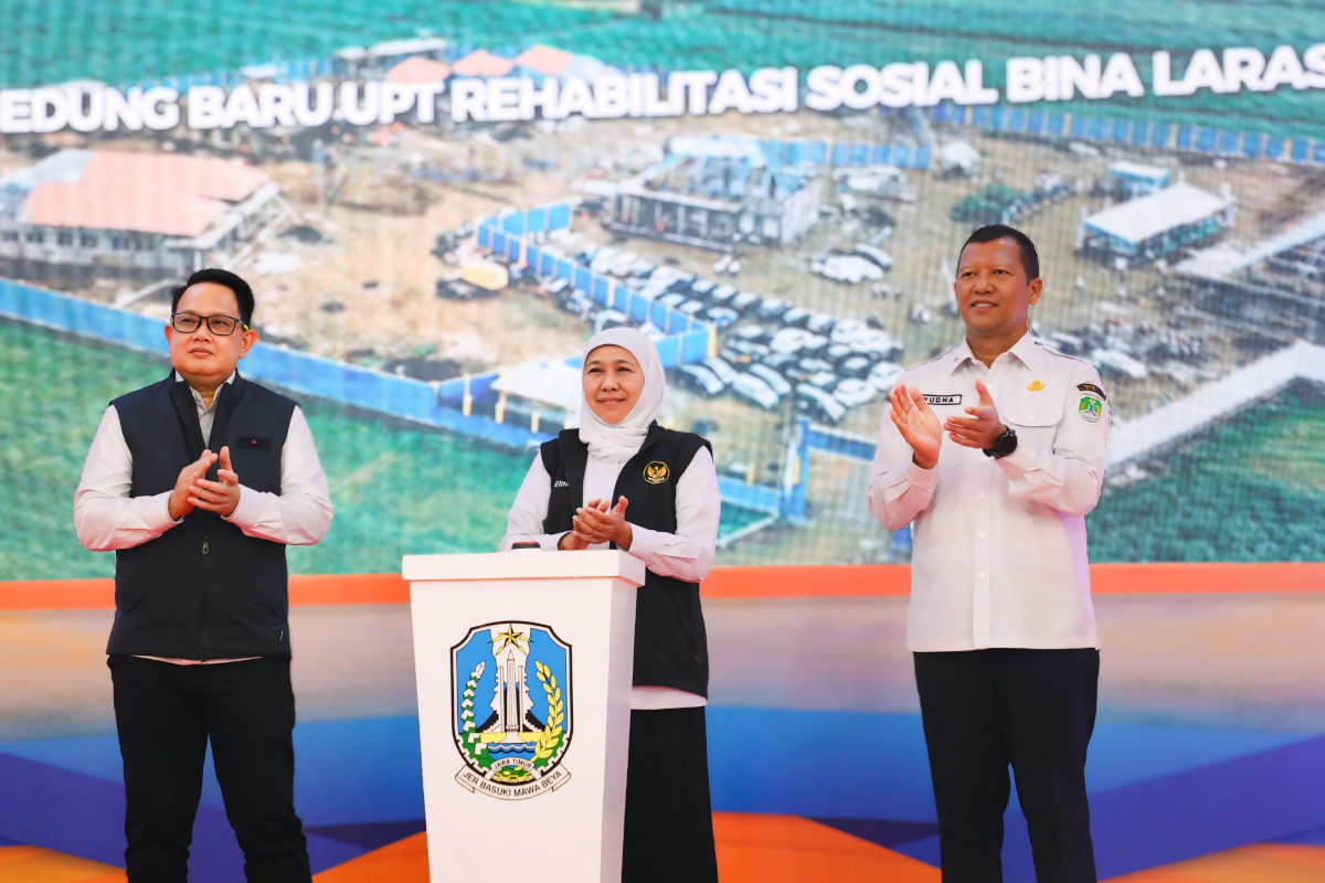 Gubernur Khofifah Resmikan Gedung Baru UPT RSBL Pasuruan dan Kediri