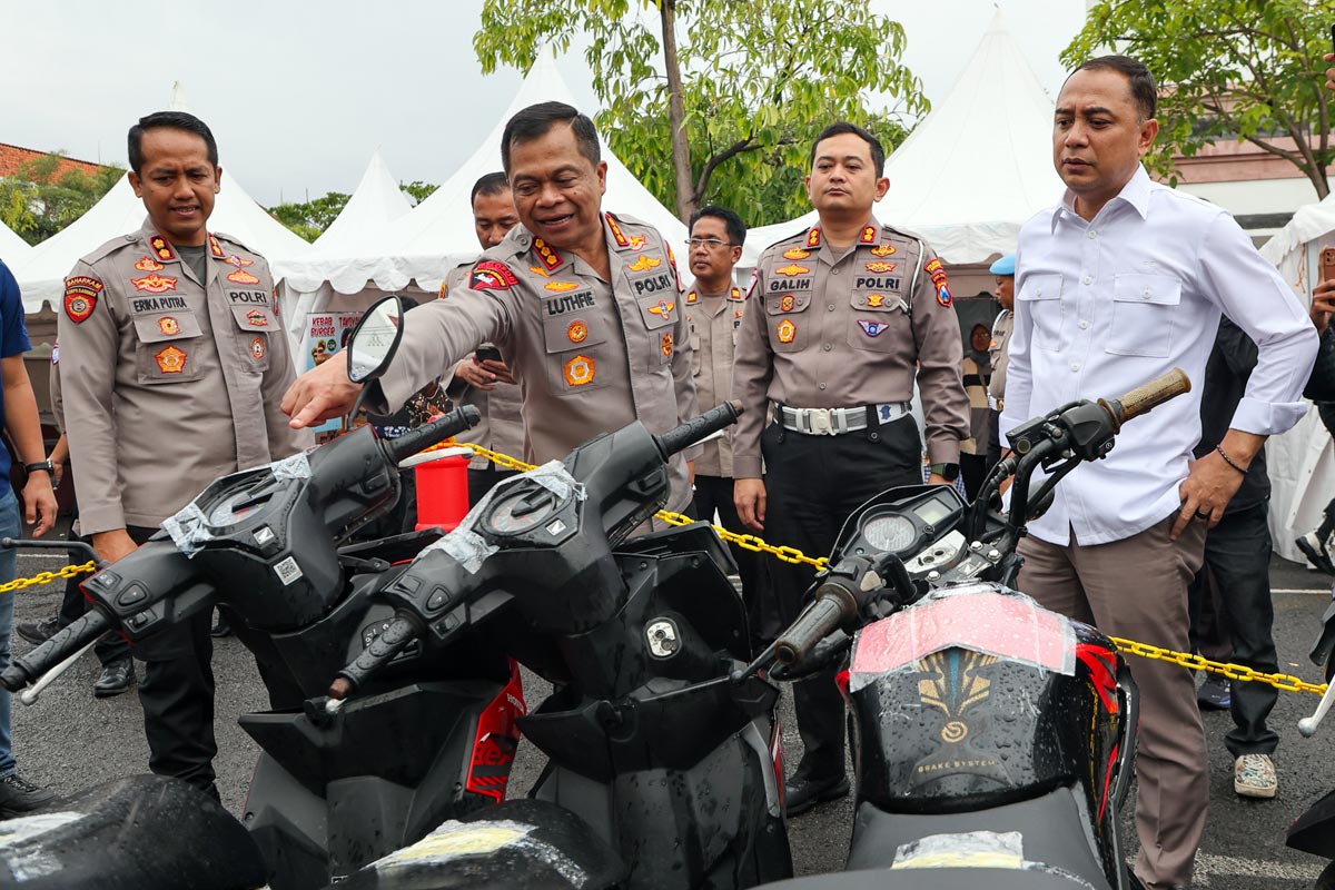 Motor Hilang Akibat Kemalingan? Cek di Bazar Pengembalian 1.050 Motor Polrestabes Surabaya