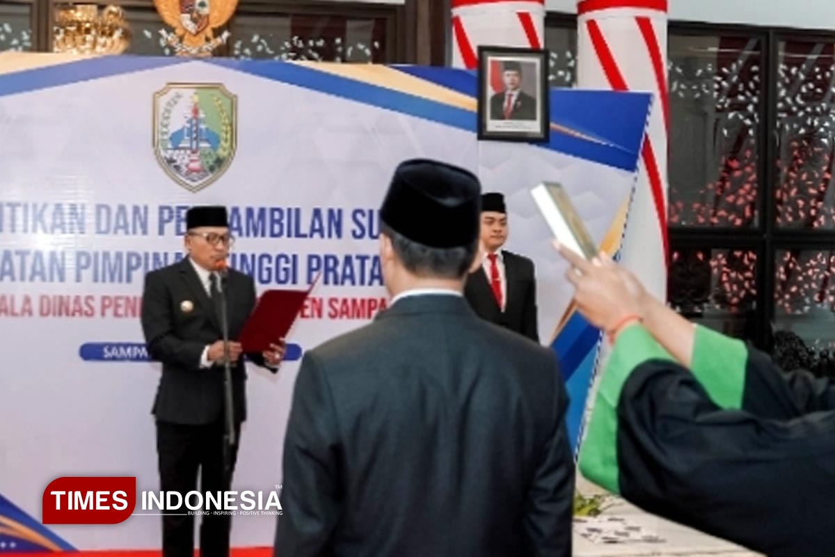 Bupati Sampang Lantik Nor Alam Jadi Kepala Dinas Pendidikan