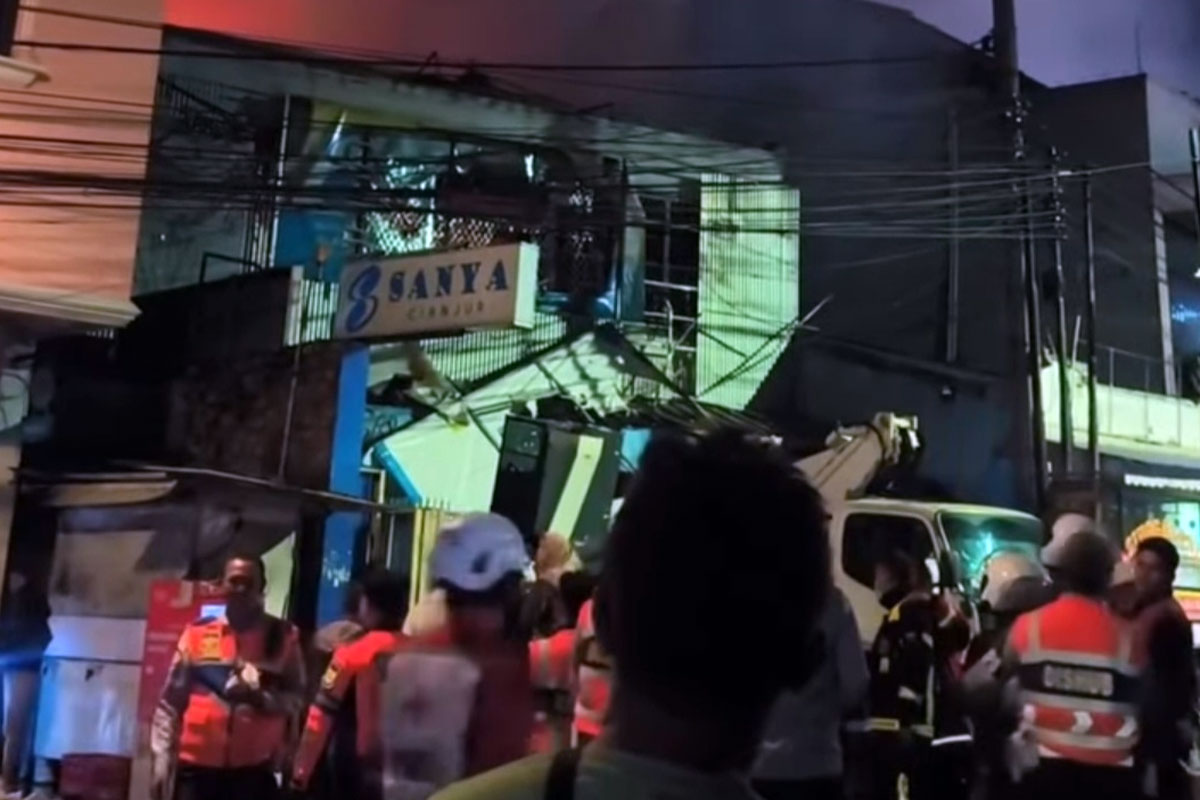 Kebakaran Hebat Landa Sebuah Toko di Cianjur, Polisi Pastikan Tidak Ada Korban Jiwa