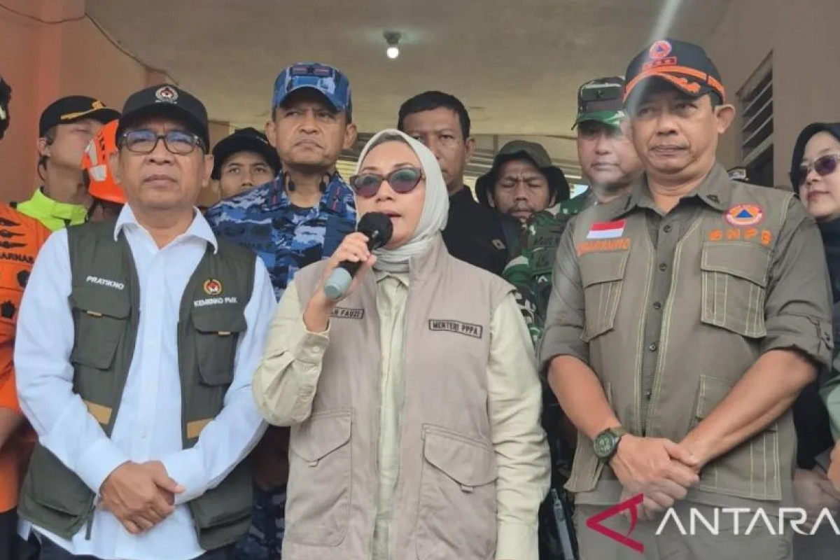 Menteri PPPA Pastikan Perlindungan dan Layanan Trauma Healing bagi Korban Longsor Cisarua