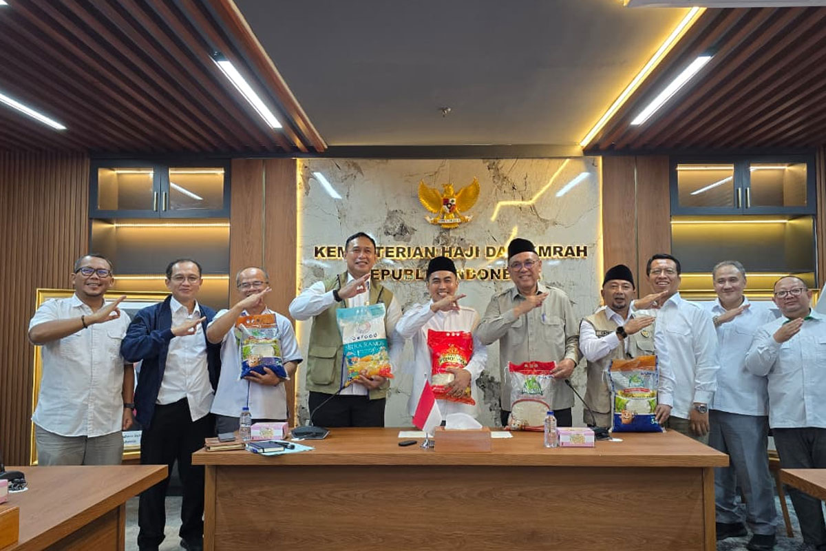 Kemenhaj Gandeng Bulog dan Kementan Dorong Ekspor Beras ke Saudi