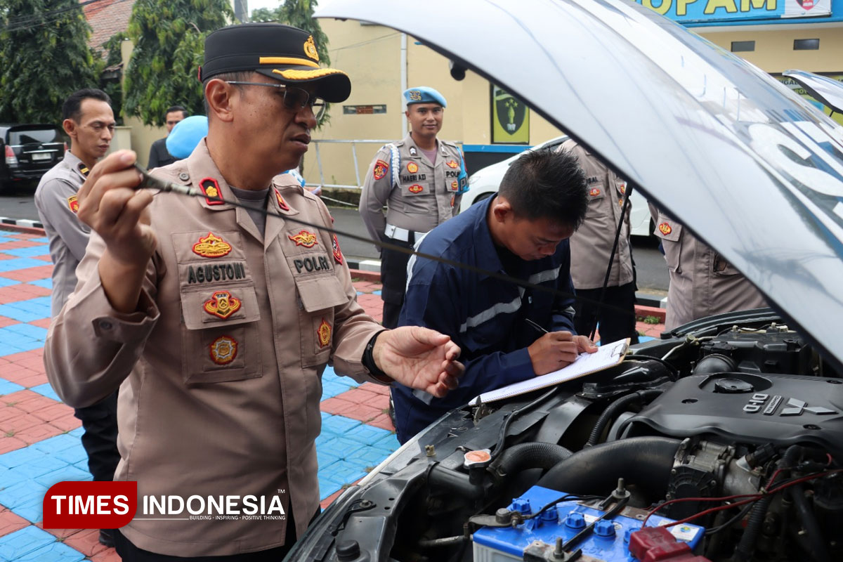 Hadapi Potensi Bencana, Polres Majalengka Petakan Kesiapan Kendaraan Dinas Jajaran