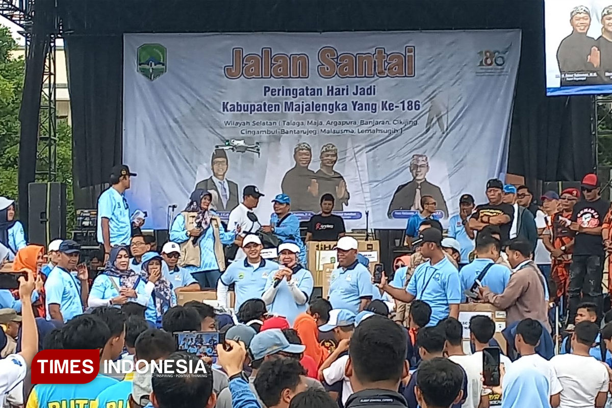 Dari Langkah Santai hingga Cahaya Kebersamaan, Majalengka Rayakan Usia 186 Tahun