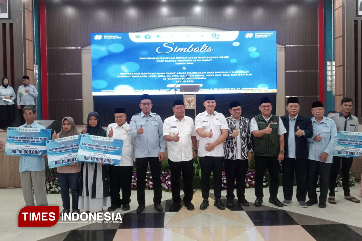 Baznas Majalengka Salurkan Bantuan ZIS untuk Lembaga Pendidikan dan Rutilahu