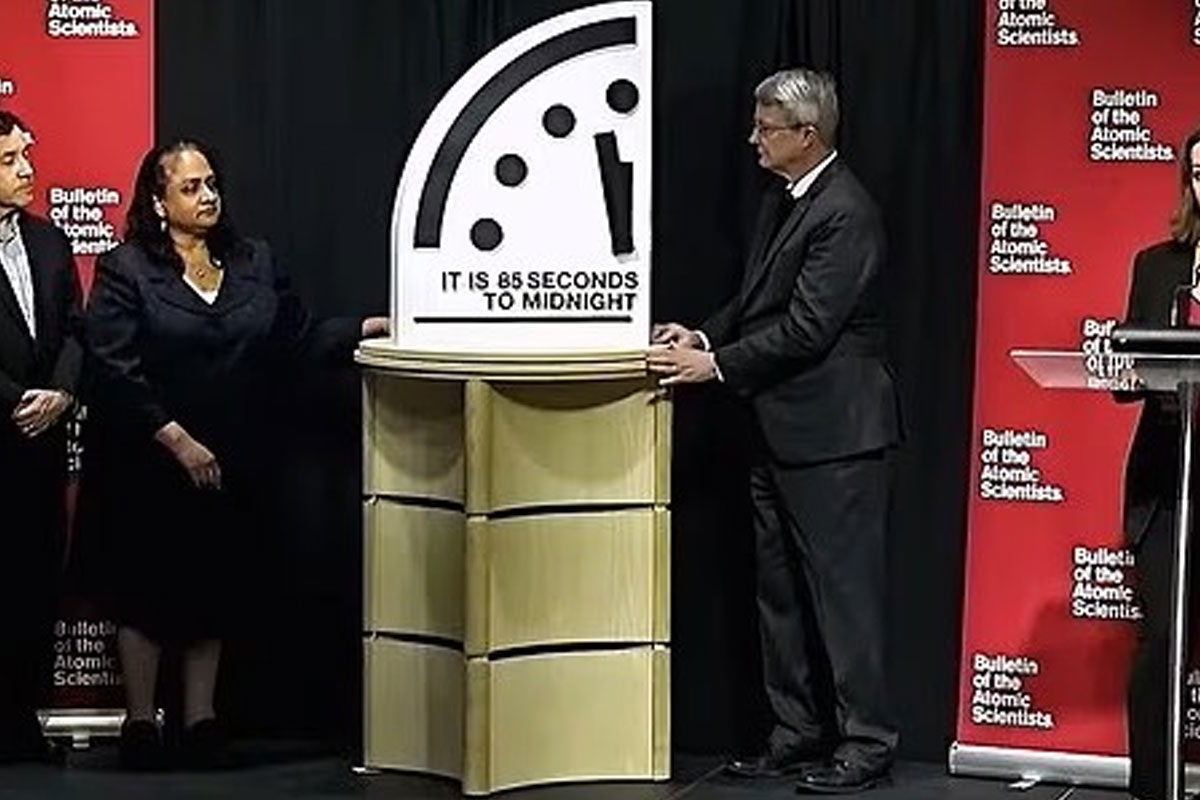 Jam Kiamat Dimajukan ke 85 Detik, Ilmuwan Peringatkan Ancaman Global Meningkat