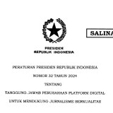KTP2JB Nilai Kepatuhan Platform Digital terhadap Perpres Jurnalisme Berkualitas Masih Rendah