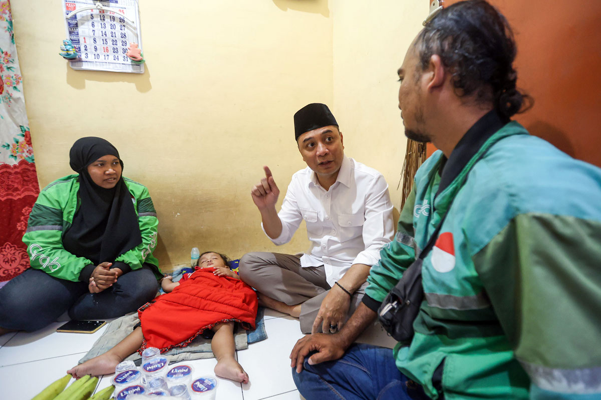 Kisah Haru Anna, Driver Ojol Surabaya yang Kini Tak Lagi Harus Bawa Balita Saat Bekerja