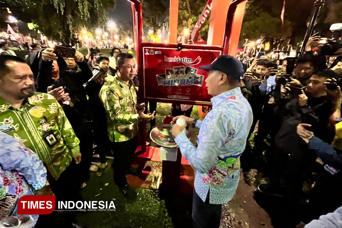 Tugu Tirta Kota Malang Siapkan Dua Anjungan Air Siap Minum Gratis di Alun-alun Merdeka