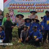 Dari Lahan Majalengka, Polantas Turut Menanam Harapan Swasembada Pangan 2026