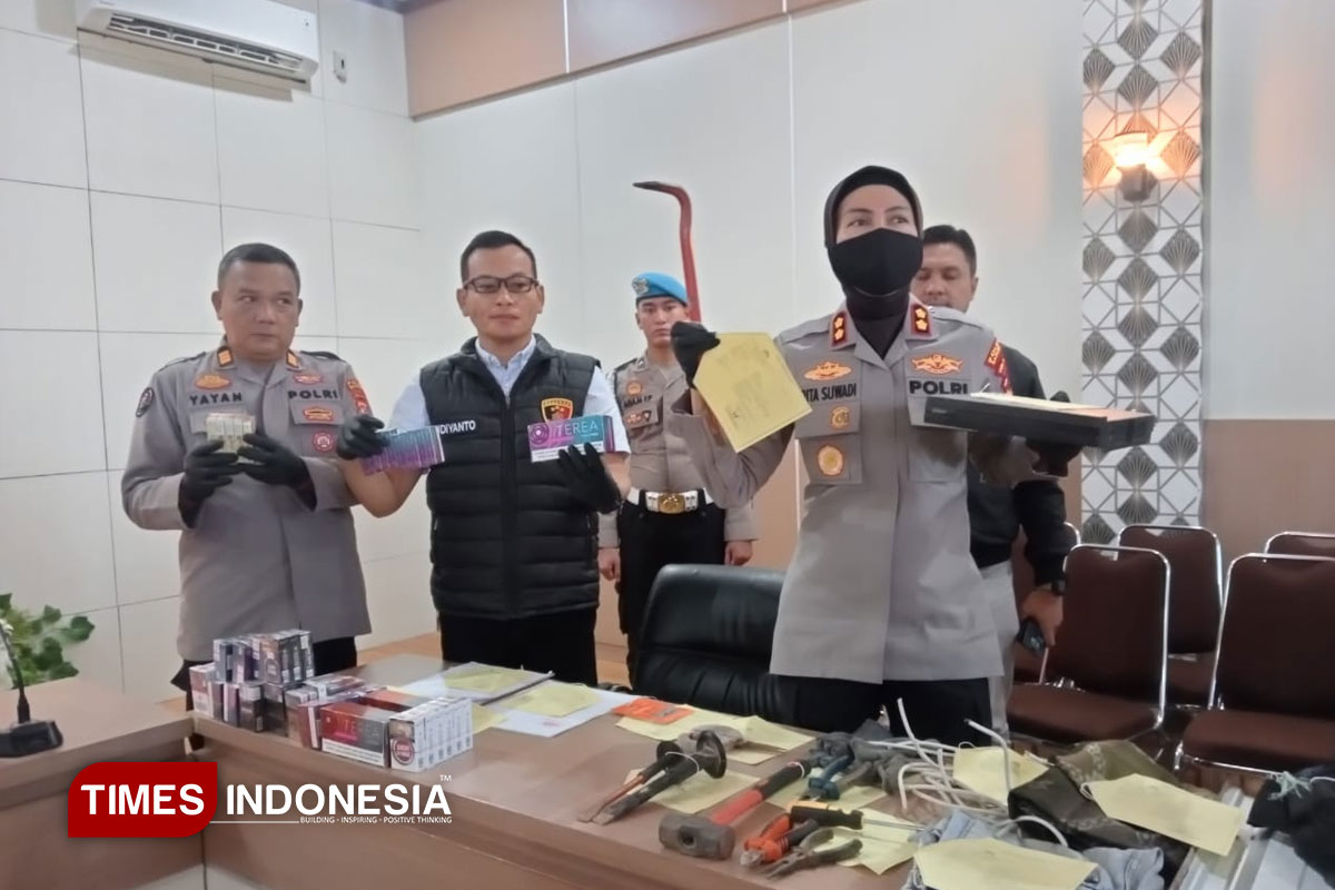 Aksi Senyap Dini Hari, Polres Majalengka Ungkap Kasus Curat Minimarket Berantai