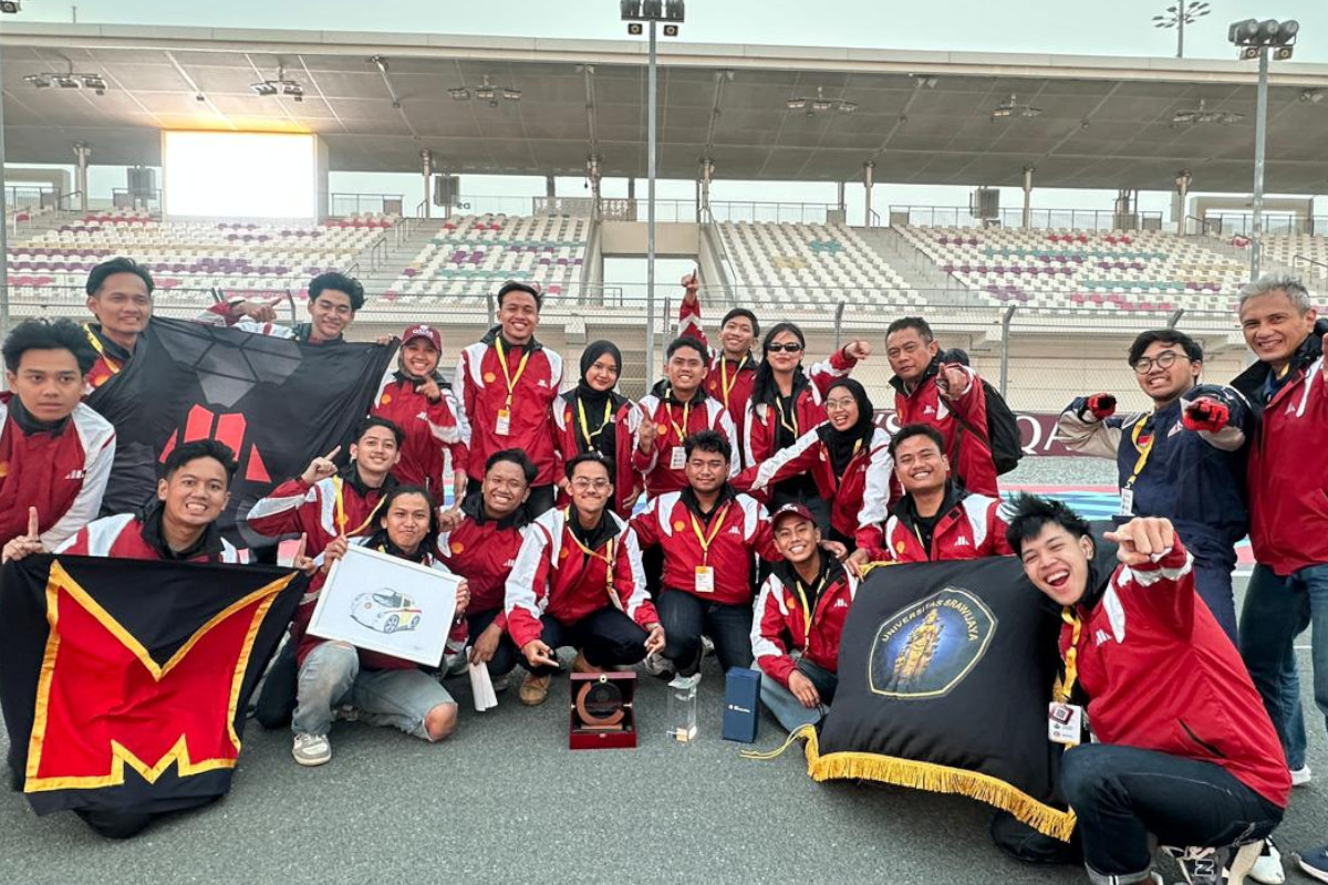 Apatte 62 Universitas Brawijaya Pecahkan Rekor Asia-Pasifik di Shell Eco-Marathon Qatar 2026