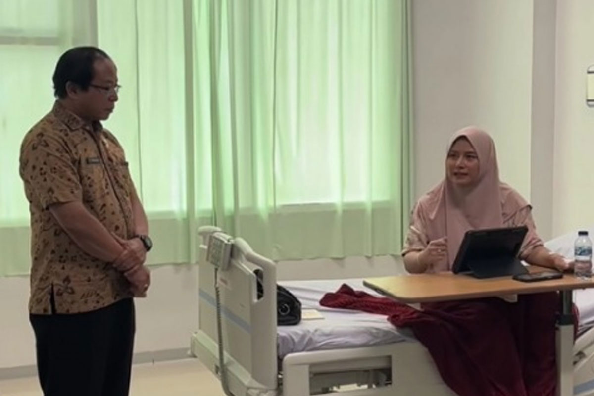 Dirawat di RSUD Pandega, Bupati Pangandaran Tetap Pantau Layanan Kesehatan