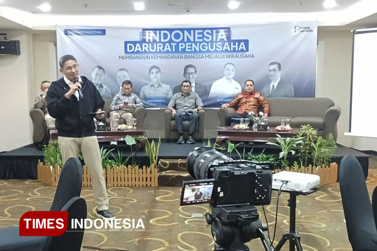 Indonesia Darurat Pengusaha, Sandiaga Uno dan Eri Cahyadi Dorong Ekosistem Wirausaha