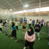 Kolaborasi Seru Zumba dan Padel di Kediri, Dimeriahkan Coaching Padel untuk Peserta