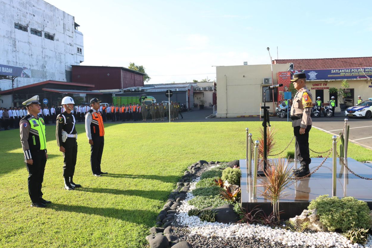 Polres Mojokerto Kota Mulai Operasi Keselamatan Semeru 2026, Fokus Tekan Angka Kecelakaan