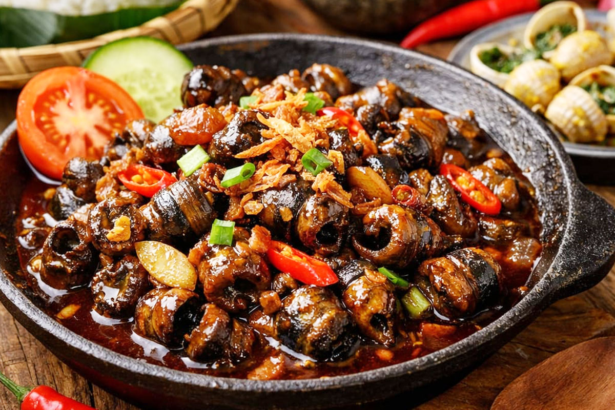 From Krengsengan Bekicot to Escargot: Indonesia’s Spiciest Snail Dish