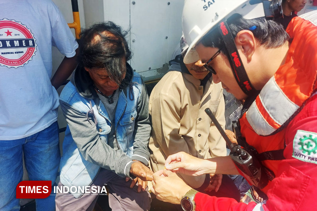 Enam ABK dari Kapal Bocor di Perairan Gresik Berhasil Diselamatkan