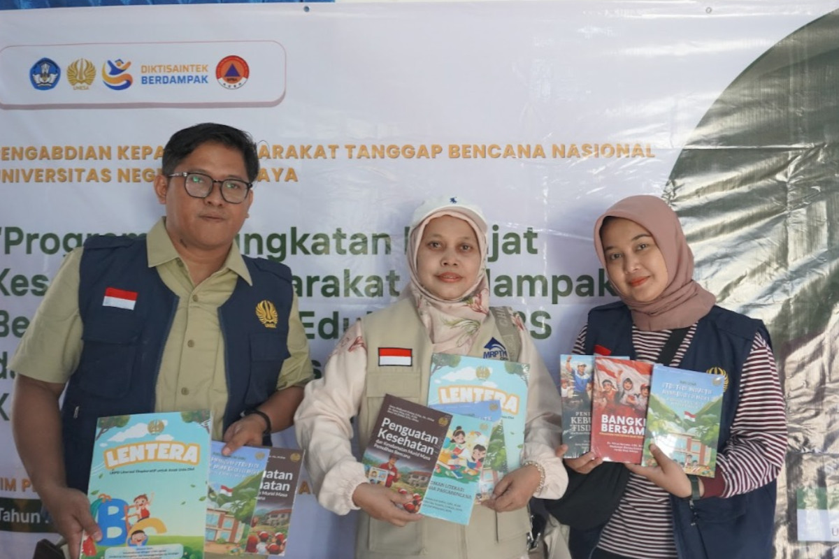 Gandeng MRPTNI, Unesa Terapkan Pembelajaran Adaptif Pasca-Banjir di Sumatera dan Aceh