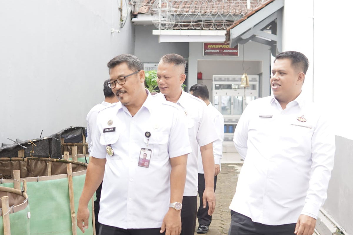 Program Ketahanan Pangan Rutan Banjarnegara Dapat Apresiasi Kanwil Ditjenpas Jateng