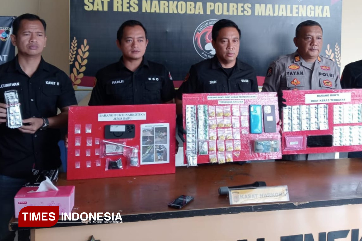 Dibalik Barang Bukti, Polres Majalengka Selamatkan Seribu Jiwa dari Narkoba