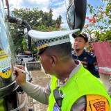 Polres Purbalingga Lakukan Ramp Check Angkutan Umum