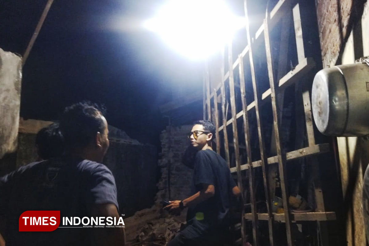 Meski Tiang Listrik Ditabuh saat Gempa, Dapur Ambruk di Pacitan Tak Diketahui Tetangga