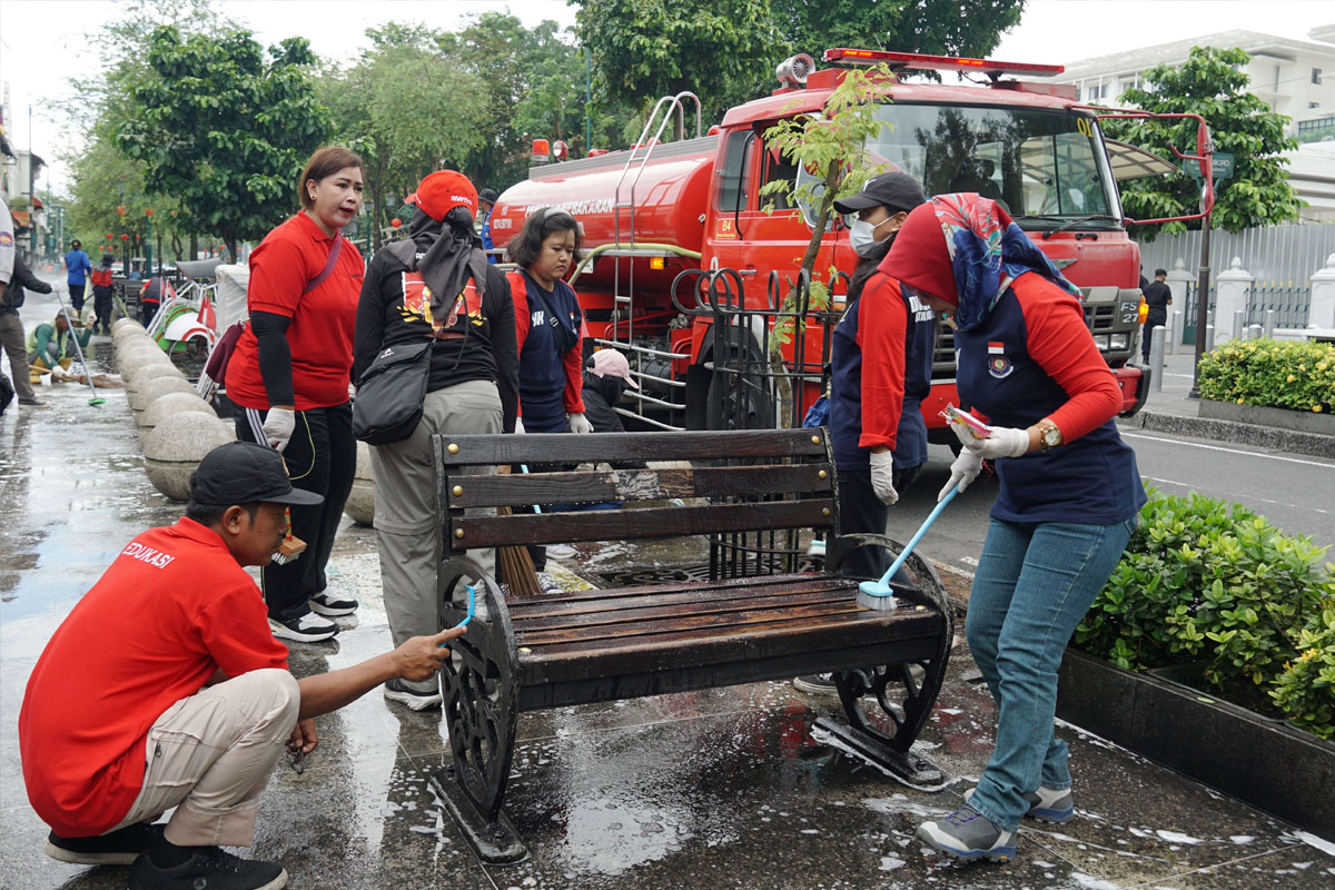 Gerakan Jogja Berhati Nyaman, Malioboro Hingga Permukiman Dibersihkan