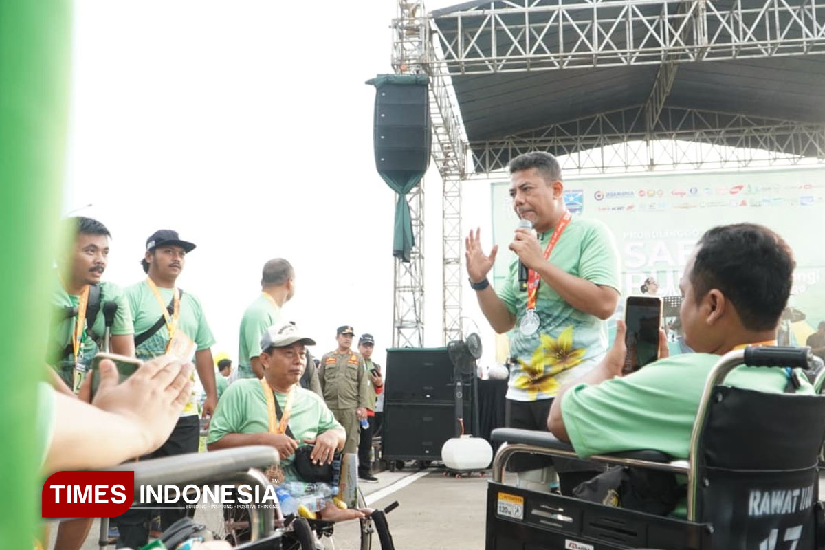 Semangat Tanpa Batas, Pelari Disabilitas Taklukkan Probolinggo Sae Run 2026