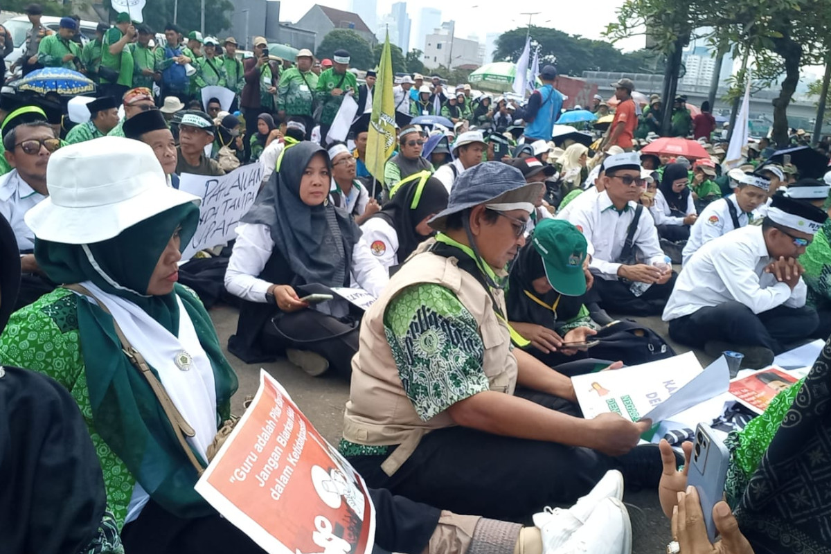 Setelah Aksi di Senayan, Asa Guru Madrasah Swasta Tasikmalaya Menanti Kepastian
