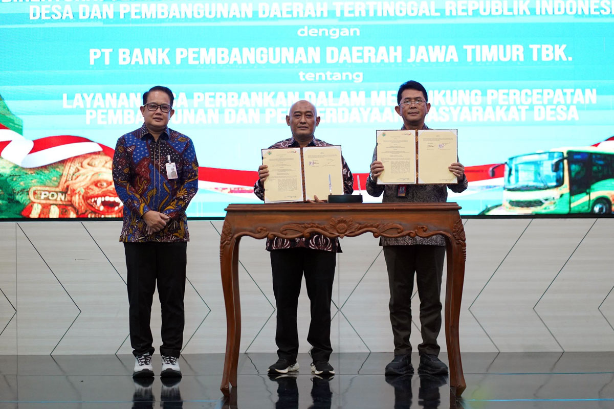 Sinergi Bank Jatim dan Kemendes PDT RI Percepat Pemberdayaan Ekonomi Desa