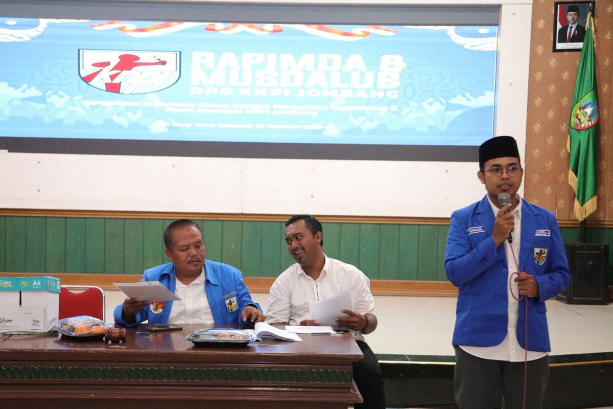 Rohmadi Terpilih Aklamasi Jadi Ketua KNPI Jombang 2026–2029
