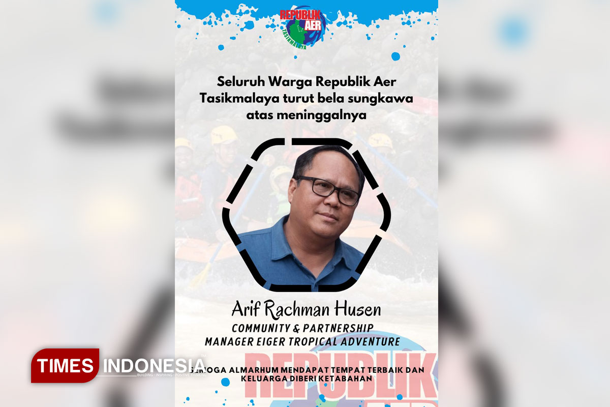 Kabar Duka Menyelimuti Republik Aer Tasikmalaya, Arif Rachman Husen Tutup Usia