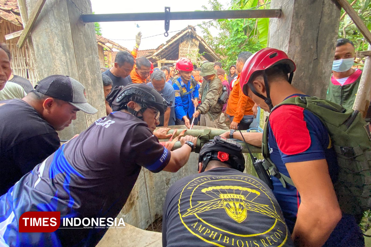 IRT di Bondowoso Terjatuh ke Dalam Sumur Sedalam 27 Meter