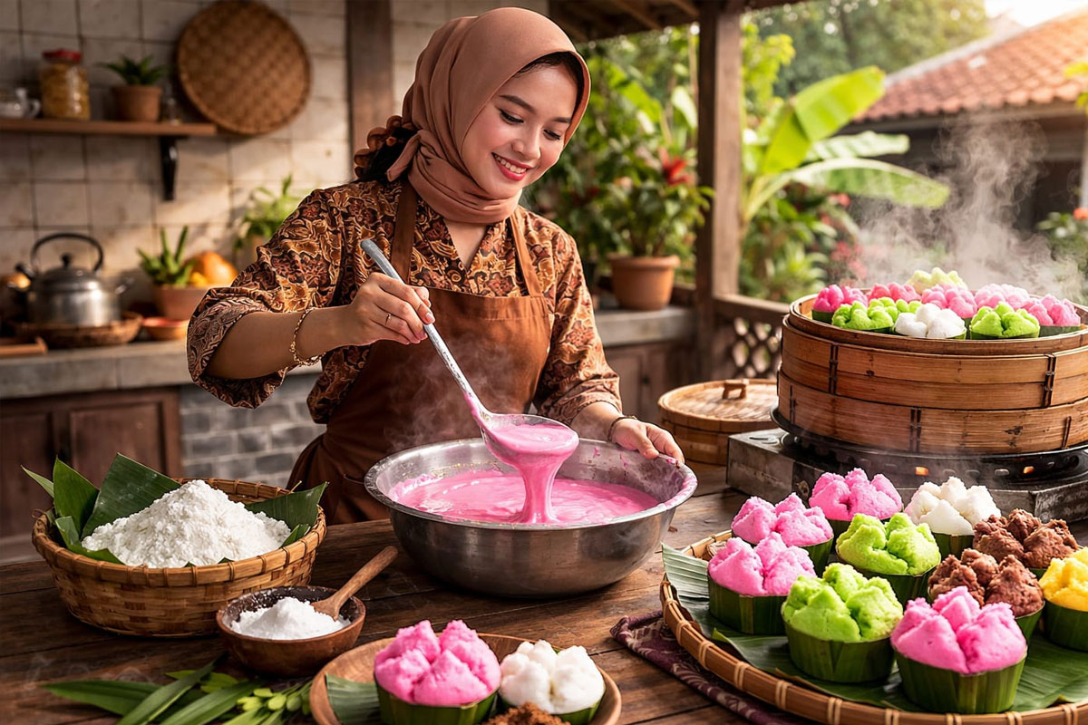 Kue Mangkok: A Blooming Indonesian Steamed Delicacy