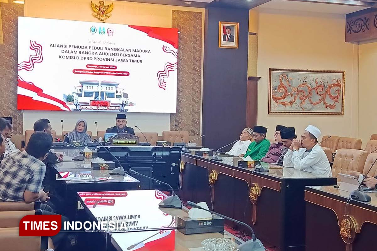 Mediasi Aliansi Pemuda Bangkalan, Ketua Komisi D DPRD Jatim Ungkap Kendala Proyek Mercusuar