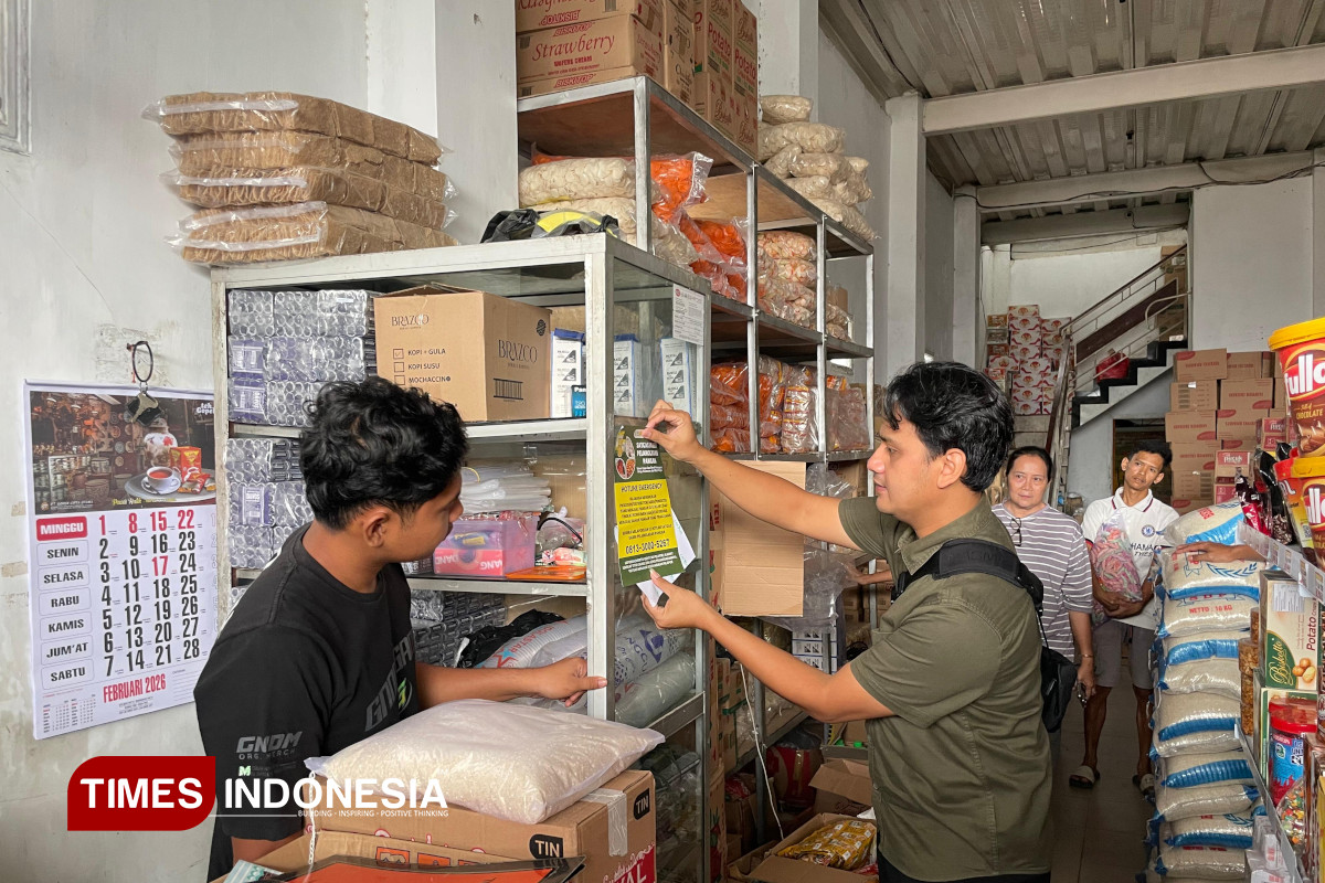 Sosialisasi HET Sembako di Pasar Minulyo, Polres Pacitan: Ada Pelanggaran Laporkan