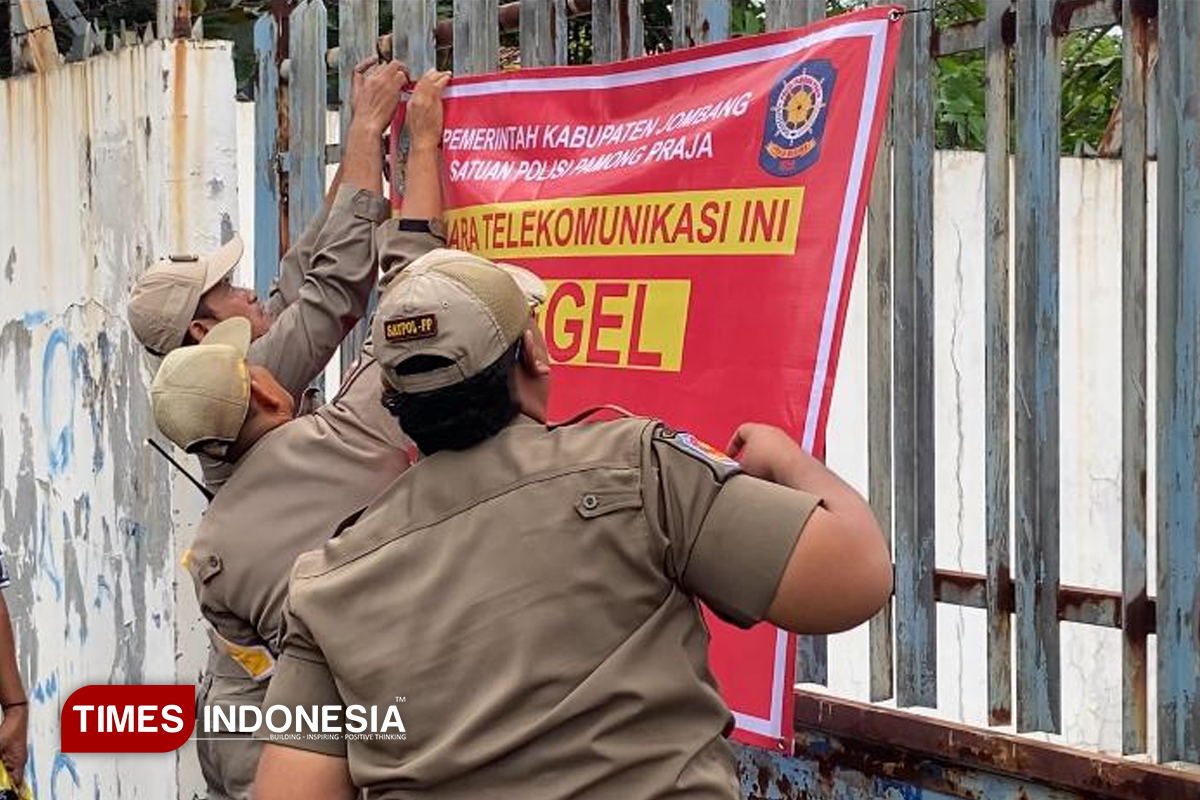 Pemkab Jombang Segel Ratusan Menara Telekomunikasi
