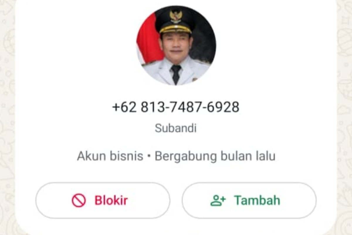 Waspada Penipuan Atas Nama Bupati Sidoarjo, Modus Minta Dana Lewat WhatsApp