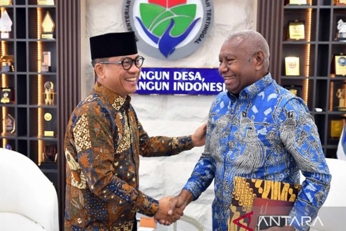 Kemendes PDT dan Gubernur Dominggus Mandacan Kolaborasi Bangun 185 Desa di Papua Barat
