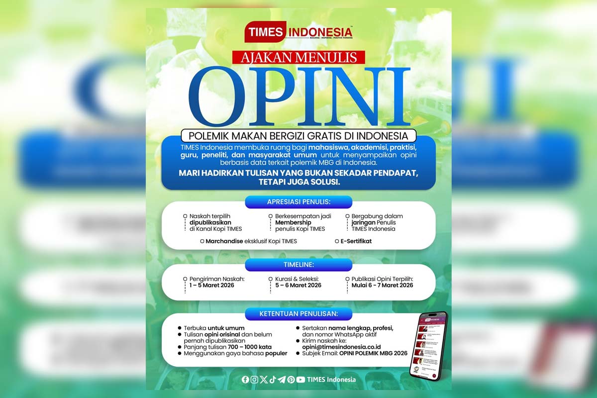 Kopi TIMES Himpun 187 Penulis Bahas Polemik MBG, TIMES Indonesia Tetapkan Tiga Opini Terbaik