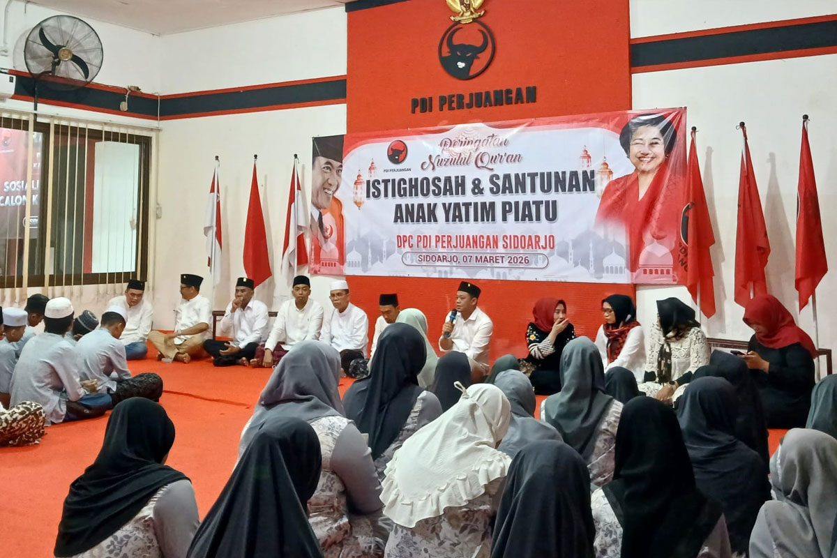 Memaknai Nuzulul Quran, DPC PDI Perjuangan Sidoarjo Tekankan Kesantunan Sosial di Bulan Ramadan