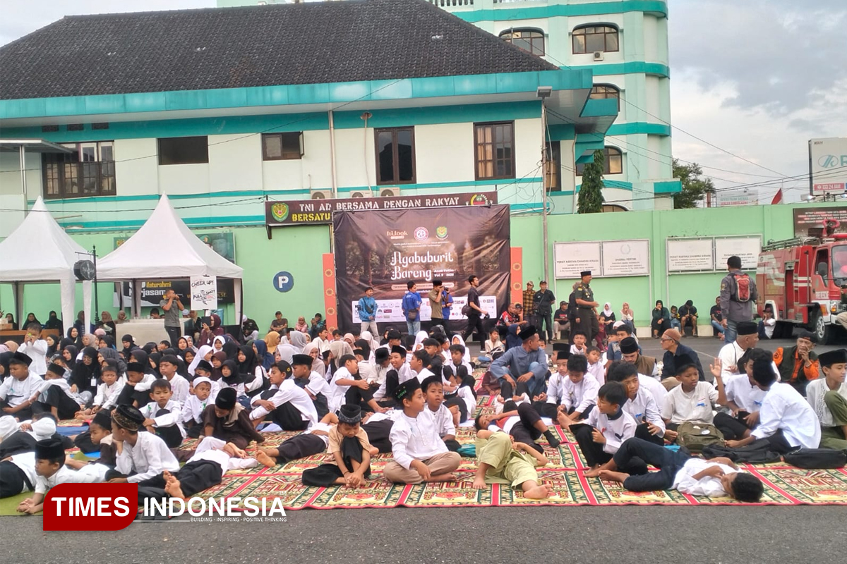 Ramadan Dihiasi Aksi Berbagi, 226 Anak Yatim Ngabuburit di Kodim Tasikmalaya