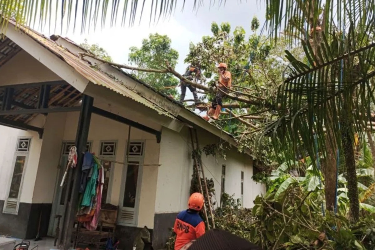 BPBD Ciamis Catat 114 Rumah Warga Rusak Akibat Cuaca Ekstrem di 7 Kecamatan